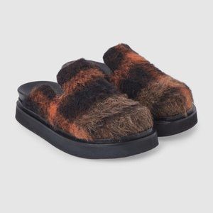COS Checked Mules